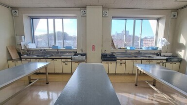 Community Center Practical Training Room Photo Cooking Counter