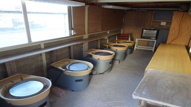 Third Community Center Pottery Room Potter's Wheel