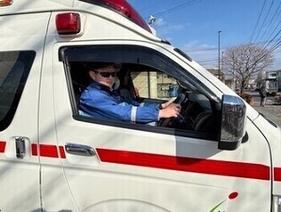 Photo while driving ambulance
