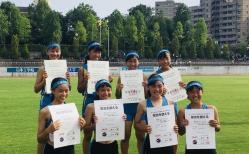 Foto: Equipo de relevos femenino de atletismo