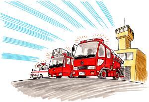 Ilustración: Si escuchas la sirena de un camión de bomberos, abre la ventana y verifica a tu alrededor