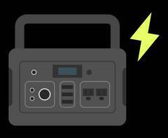 Ilustración: Fuente de energía portátil