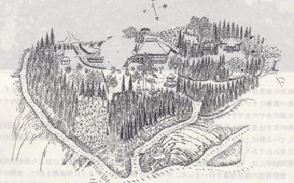 Foto: Dibujo del Templo Kōshōji
