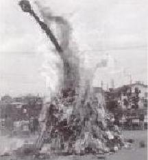 Foto: Actividad del dios de la presa en Higashinaganuma 2