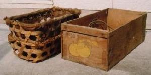 Foto: Cajas de envío de peras y cestas de peras