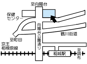 図　菊池医院の地図