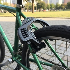 버튼식 링 자물쇠