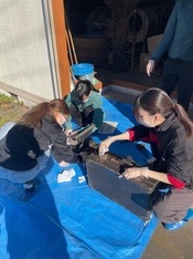 민구 조사 모습