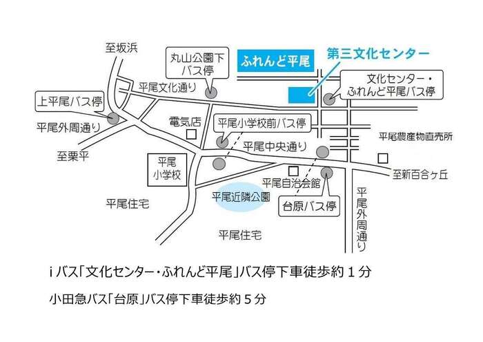 Foto: Mapa da área ao redor do Terceiro Centro Cultural