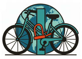 Ilustração conceitual de bloqueio ao redor de um objeto fixo