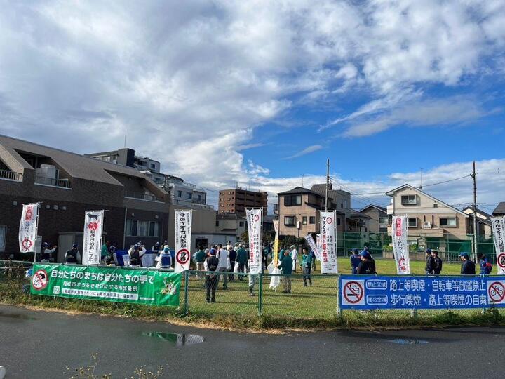 照片:等待城市實踐行動的景象